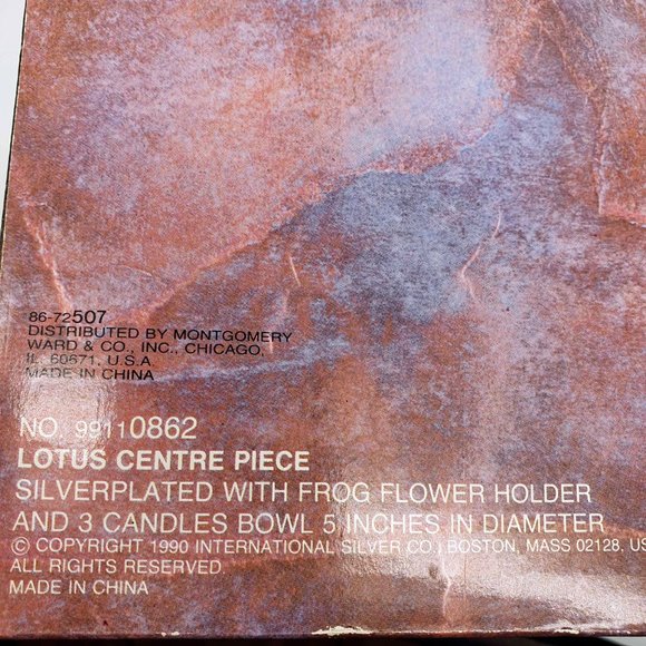 VTG NIB Silverpalted Candle Holder - Picture 3 of 3